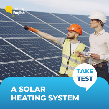 A solar heating system