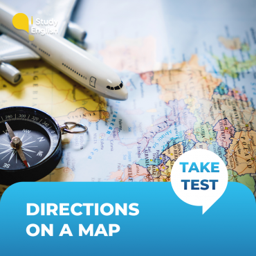 Directions on a map