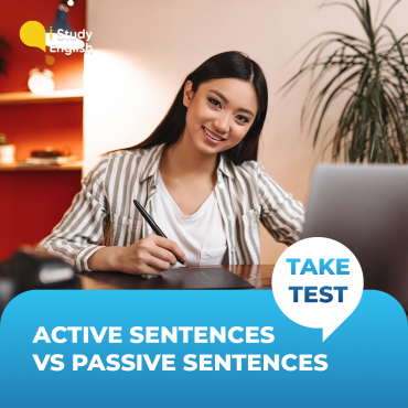 Active sentences vs passive sentences
