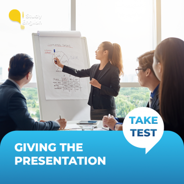 GIVING THE PRESENTATION
